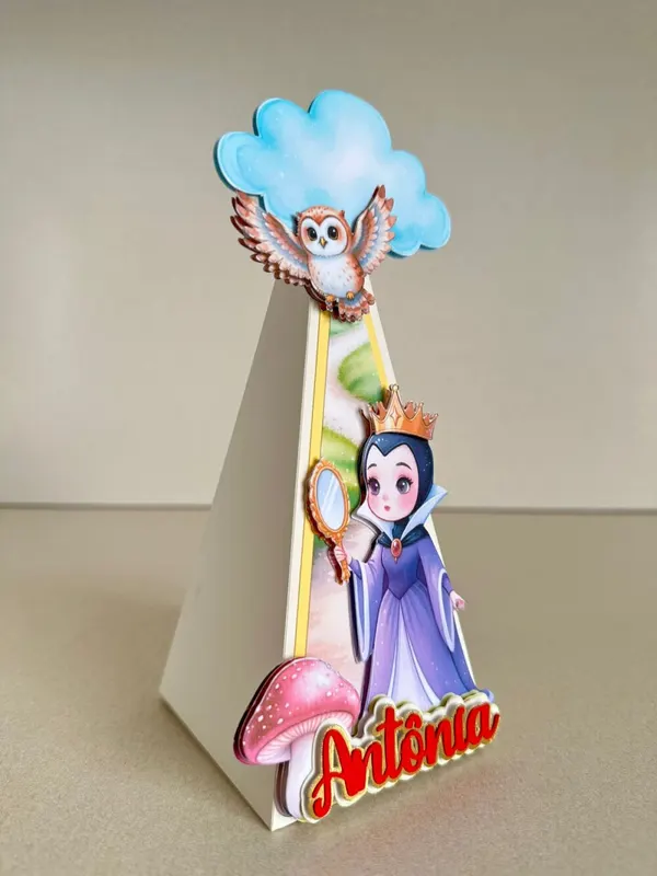 Kit Festa Branca de Neve Luxo 12 Peças | Caixas Personalizadas para Festa Infantil, foto 2 de 6