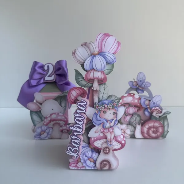 kit de caixas personalizadas premium com cenarios jardim 12 peças, foto 3 de 6