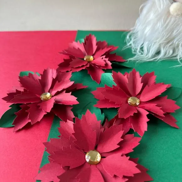10 Flores de Natal com 8 cm, foto 5 de 5