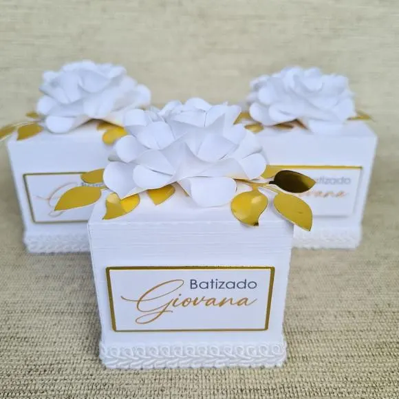10 Caixas Cubo Tema Batizado (fazemos Outros Temas), foto 3 de 5