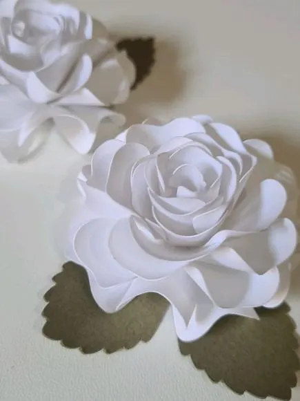 10 Rosas de Papel 5cm/ flor de papel, foto 4 de 4