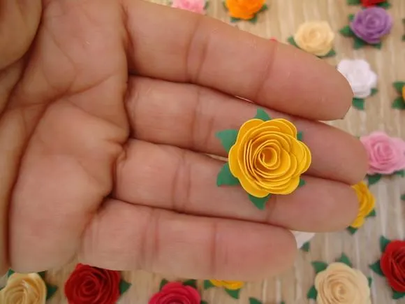 100 Mini Flor de Papel, foto 2 de 5