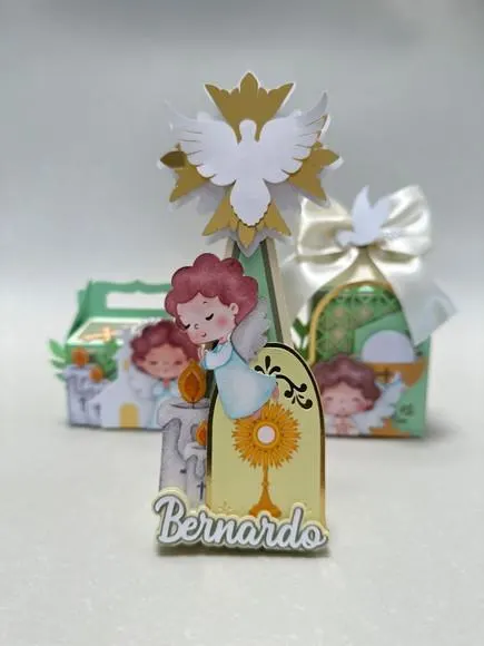 Kit Festa Premium com 12 Caixas para Batizado/ festa religiosa, foto 4 de 5