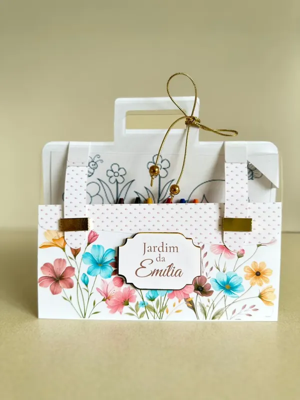 Kit de Colorir Jardim Encantado | Lembrancinha Infantil Personalizada, foto 2 de 5