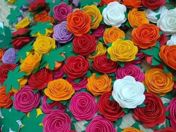 100 Mini Flor de Papel, foto 4 de 5