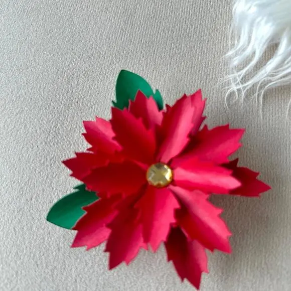 10 Flores de Natal com 8 cm, foto 4 de 5