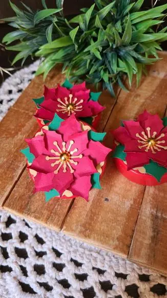 Kit com 50 Latinha Decorada para Natal, foto 2 de 4
