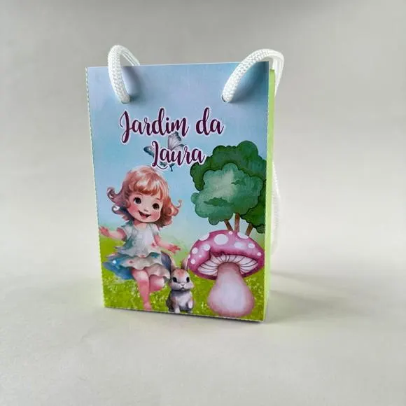 10 Sacolinhas de Papel Pequena / Festa Jardim, foto 4 de 5
