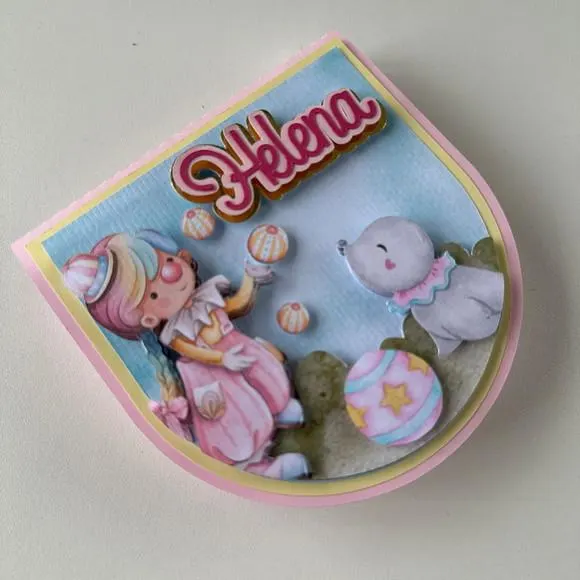 10 Convites Infantil Shaker Tema Circo | Convite Personalizado Luxo com Efeito 3D, foto 2 de 5