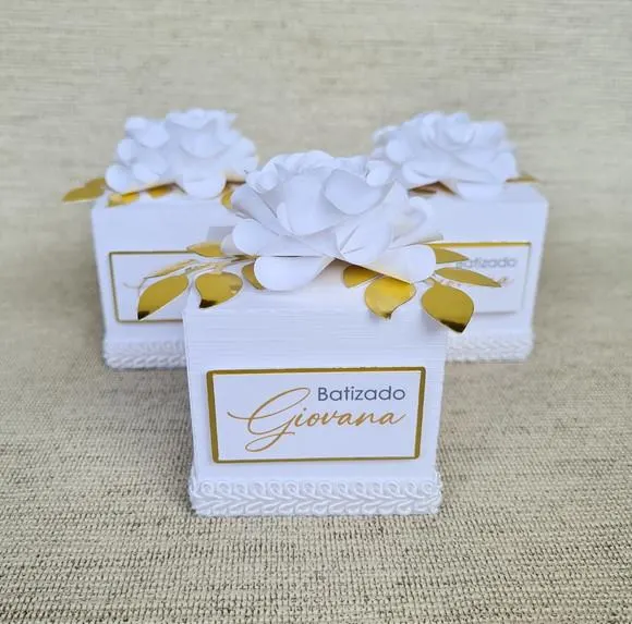 10 Caixas Cubo Tema Batizado (fazemos Outros Temas), foto 5 de 5