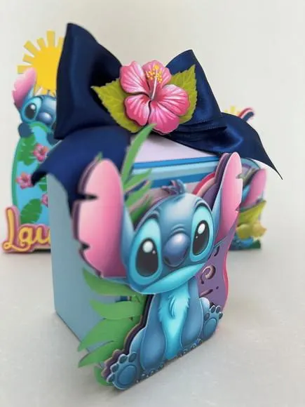 Kit Festa Stitch Luxo 12 Peças | Caixas Personalizadas para Festa Infantil, foto 5 de 5