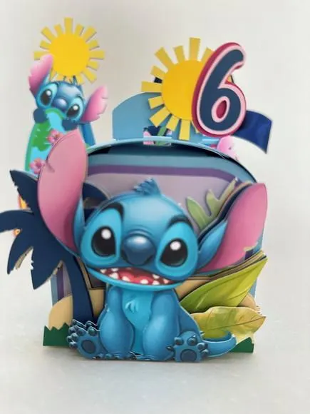 Kit Festa Stitch Luxo 12 Peças | Caixas Personalizadas para Festa Infantil, foto 2 de 5