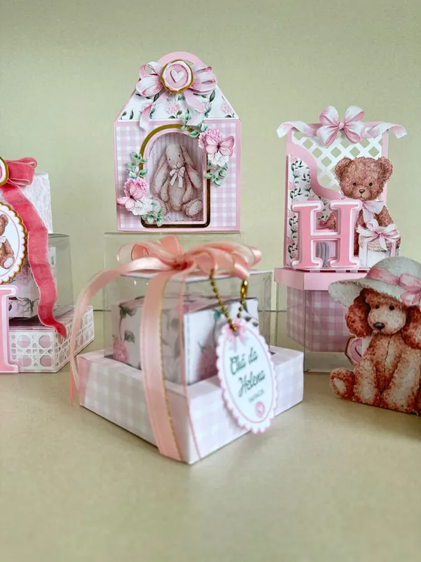 Kit elegance Chá de Bebê Personalizado 20 Peças | Papelaria Personalizada Premium, foto 2 de 6
