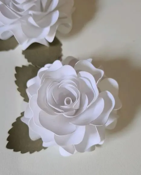 10 Rosas de Papel 5cm/ flor de papel, foto 2 de 4